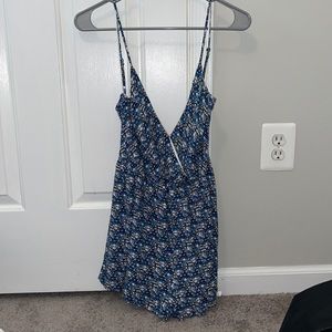 Blue Rain Romper - Medium